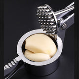 Kitchen Stainless Steel Garlic Press Crusher Home Cooking Vegetables Ginger Squeezer Masher Handheld Ginger Garlic Mincer Tools