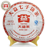 Dayi Shu Pu-erh Tea Cake Ripe Puer Tea yr TAETEA 7572 (Batch 201) 357 g