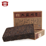 7562 Yunnan Menghai Dayi Pu-erh Tea Brick Ancient Tree Ripe Puer Tea Brick 250g