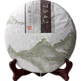 Cha Puer Menghai Dayi 7542 Pu'er Tea Cake Chinese Yunnan Classical Pu-erh 357g