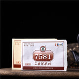 Brick Traditional Craft Tea Classic Cooked Puer Tea 7581 Ripe Puerh Tea 250g